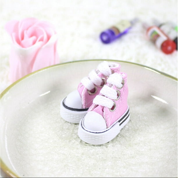 5cm Doll Shoes Denim Toy Shoes1/6 Bjd For Russian  Doll Sneackers S*